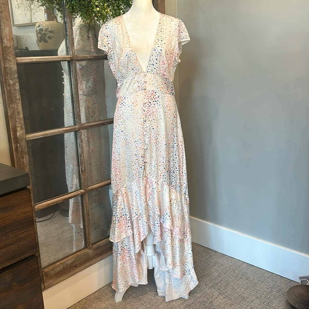 Hutch Multicolor Heart Maxi Dress 8